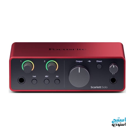کارت صدا استودیو فوکوس رایت مدل Scarlett Solo 4th Gen