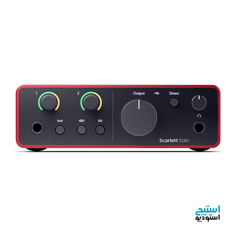 کارت صدا استودیو فوکوس رایت مدل Scarlett Solo 4th Gen