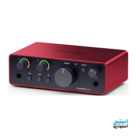 کارت صدا استودیو فوکوس رایت مدل Scarlett Solo 4th Gen