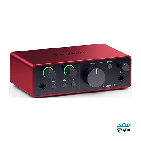کارت صدا استودیو فوکوس رایت مدل Scarlett Solo 4th Gen